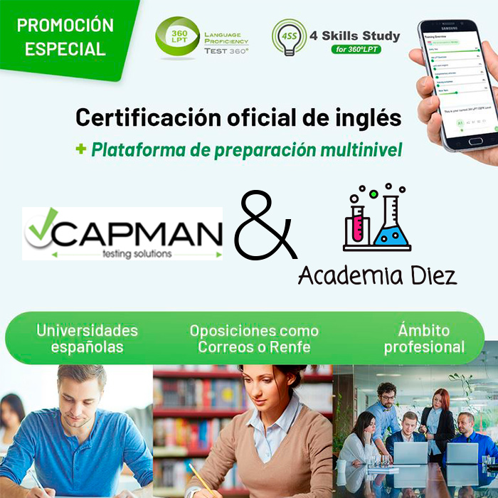 Título CAPMAN 360 LPT en Linares – Academia Diez